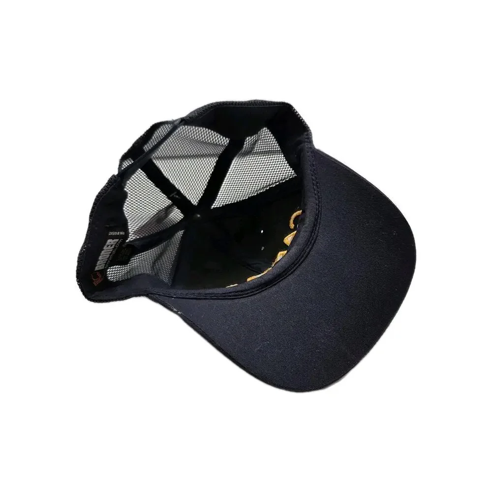 Broner Boating Captain Baseball Cap Men Navy Yellow Embroidered Snapback Hat NWT